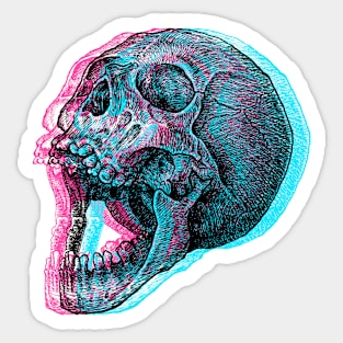 Joy Skull 3D! Sticker